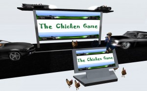 gray background - chicken game 5
